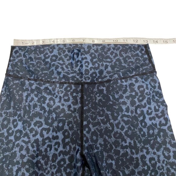 Zyia Light N Luxe Scrunch Stone Leopard 7/8  Leggings Size 8 -10 - Picture 8 of 8